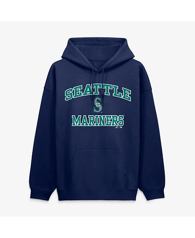 Logo Athletic Men's Navy Seattle Mariners Heart Soul Hoodie