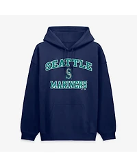 Logo Athletic Men's Navy Seattle Mariners Heart Soul Hoodie