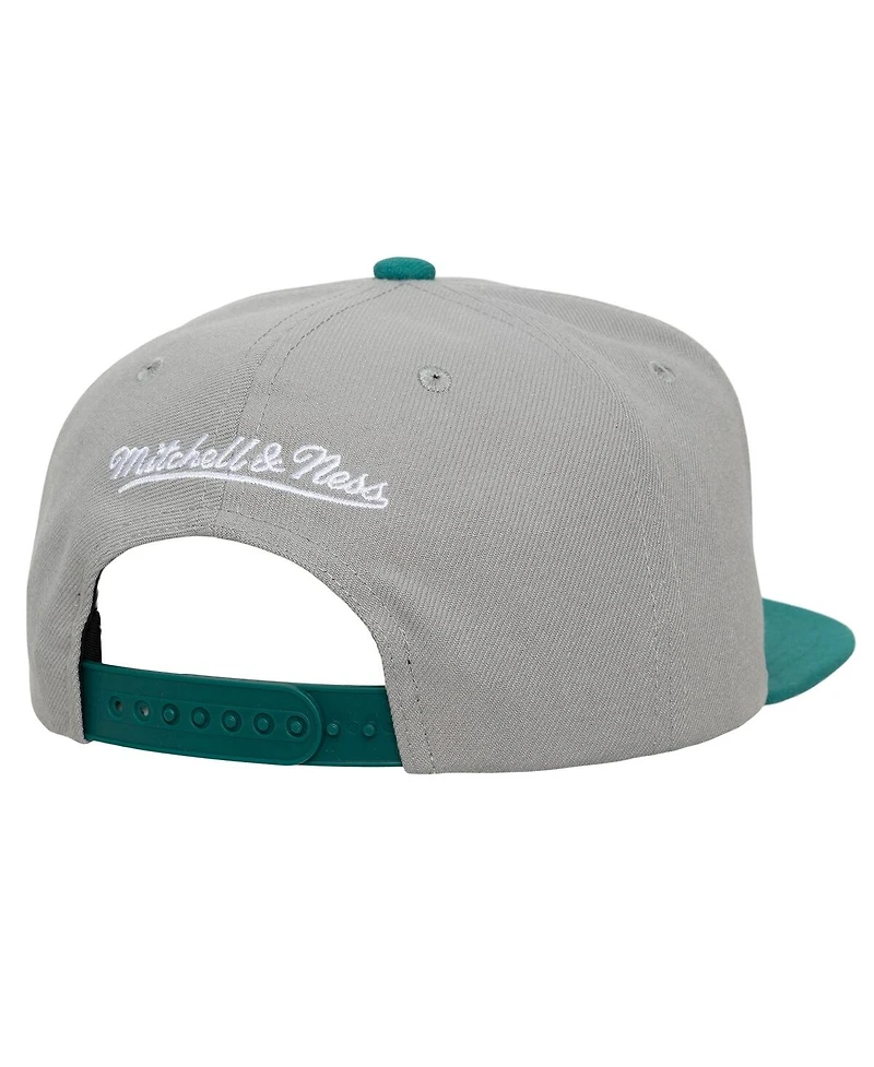 Mitchell & Ness Men's Gray Anaheim Ducks Legendary Away Snapback Hat