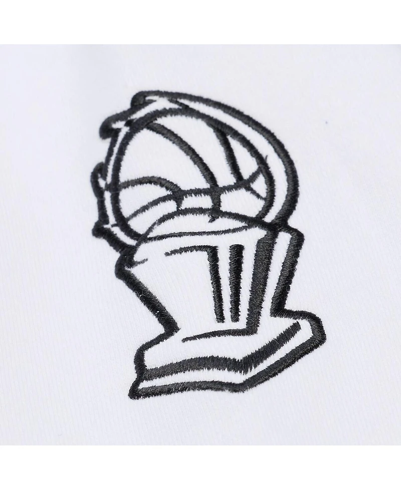 Mitchell & Ness Men's White Chicago Bulls Hardwood Classics Arctic Fleece Sweatshirt