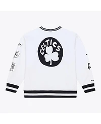 Mitchell & Ness Men's White Boston Celtics Arctic Fleece Sweatshirt