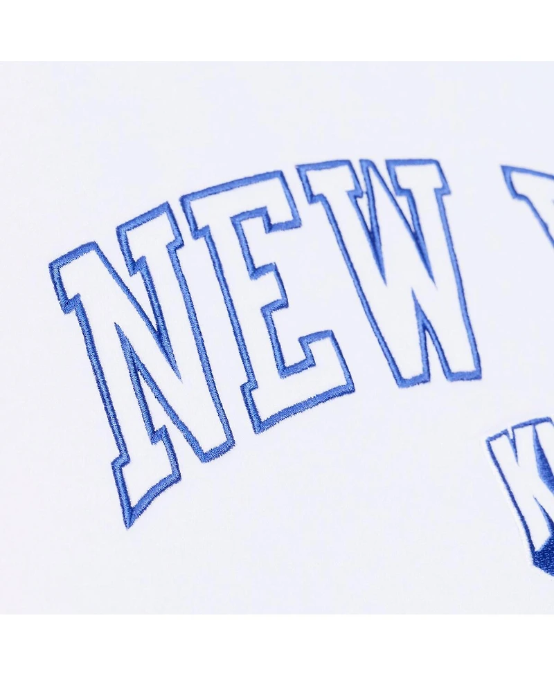 Mitchell & Ness Men's White New York Knicks Arctic Fleece Sweatshirt