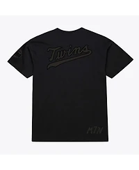 Mitchell & Ness Men's Black Minnesota Twins Cooperstown Collection Phantom T-Shirt