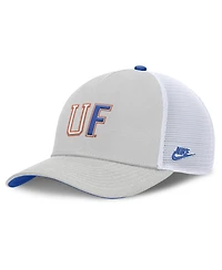 Nike Men's and Women's Gray Florida Gators 2026 Basketball Refresh 5-Panel Rise Trucker Hat