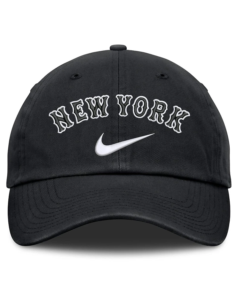 Nike Men's Black New York Mets Primetime Club Adjustable Hat