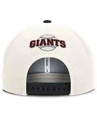 Nike Men's Cream/Black San Francisco Giants Cooperstown Pro Dri-fit Snapback Hat