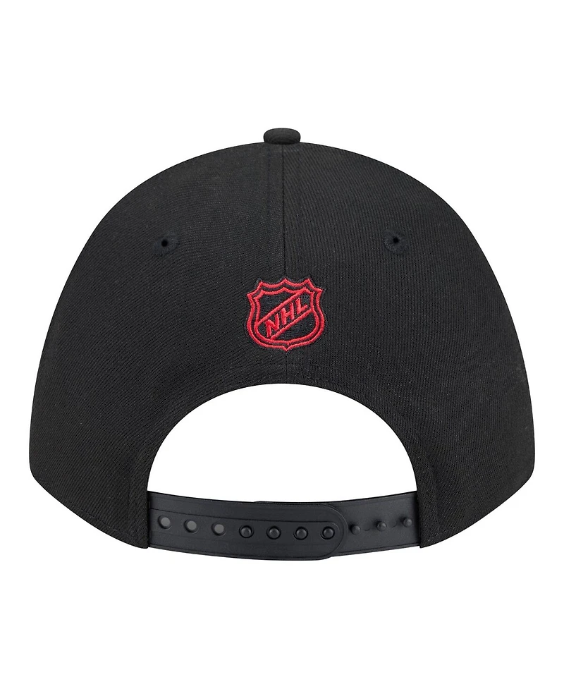 New Era Men's Black Buffalo Sabres 9FORTY M-Crown Adjustable Hat