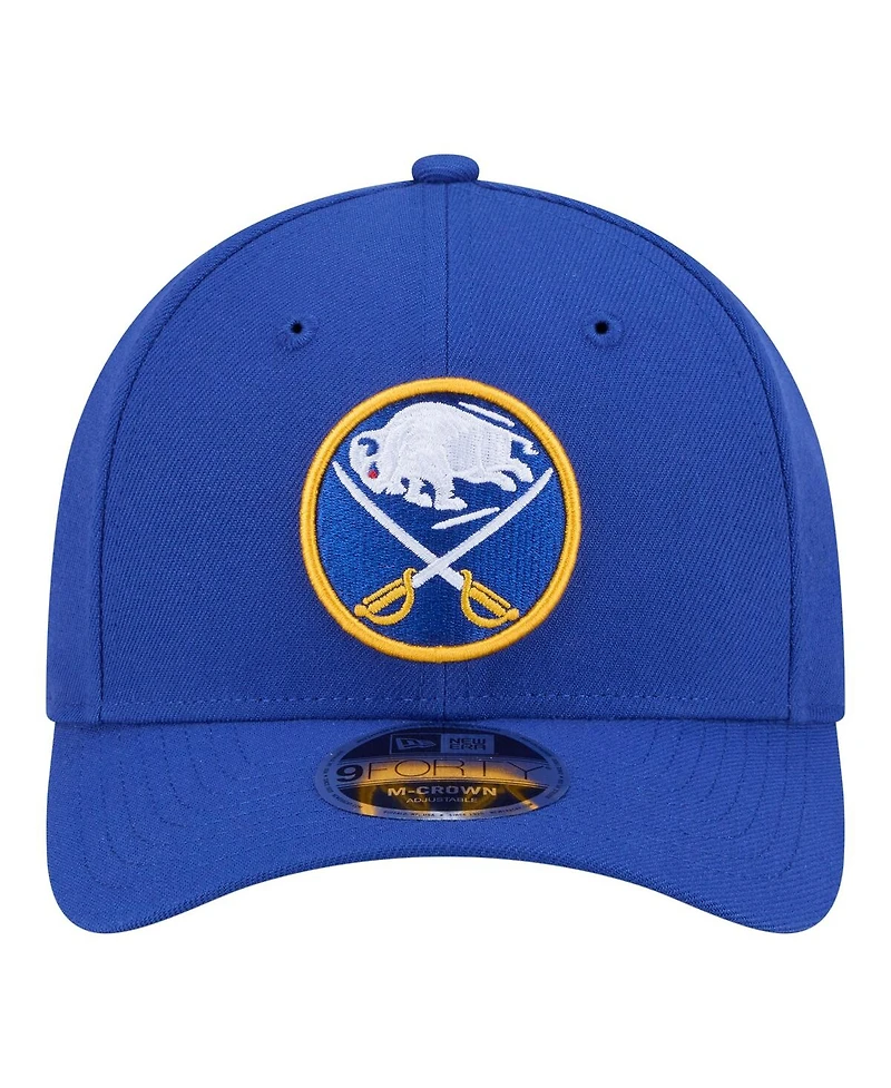 New Era Men's Royal Buffalo Sabres 9FORTY M-Crown Adjustable Hat