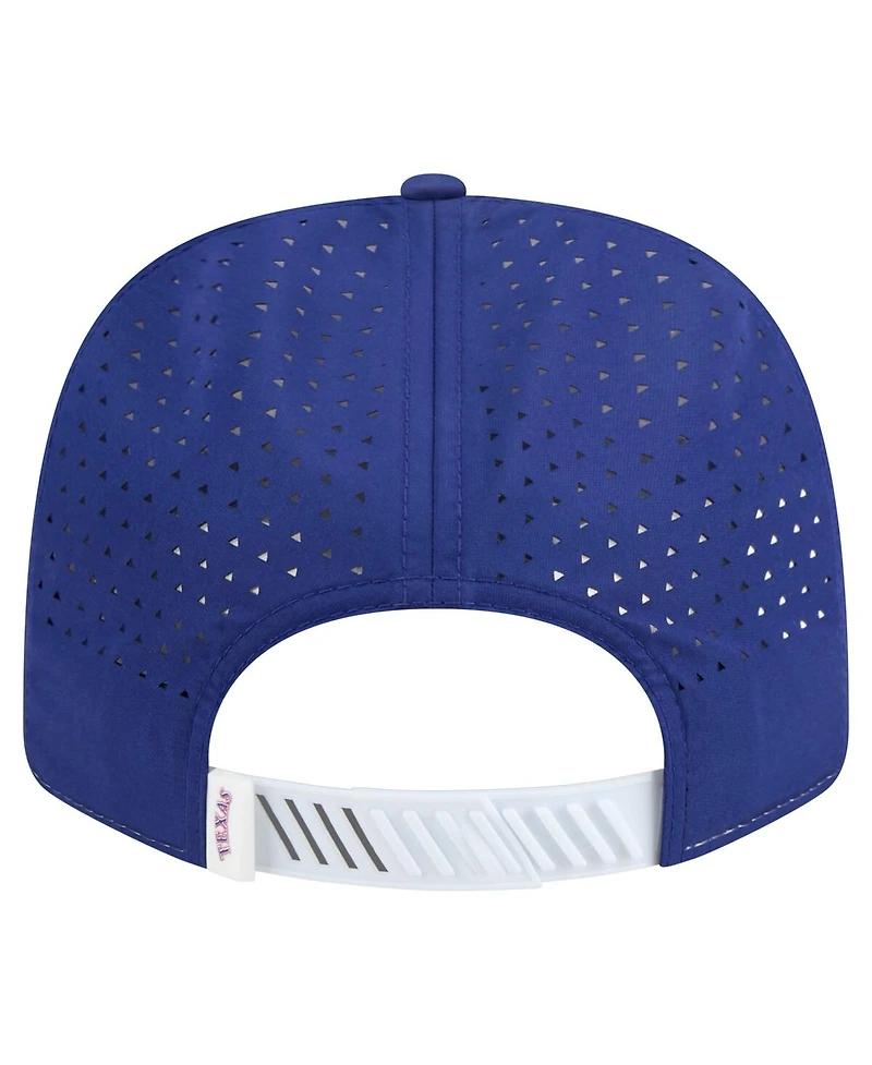 New Era Men's White/Royal Texas Rangers Established Patch 9SEVENTY Adjustable Hat