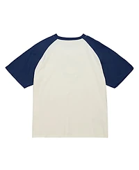 Mitchell & Ness Women's Cream Houston Astros Boyfriend Raglan T-Shirt
