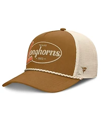 Fanatics Men's Brown Texas Longhorns Trucker Adjustable Hat