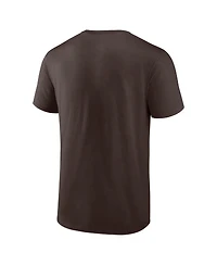 Logo Athletic Men's Brown San Diego Padres Wordmark T-Shirt