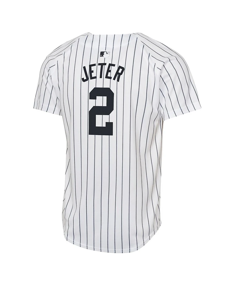 Nike Big Boys and Girls Derek Jeter White New York Yankees Home Game Jersey