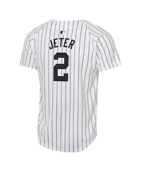 Nike Big Boys and Girls Derek Jeter White New York Yankees Home Game Jersey