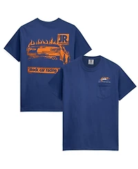 Jr Motorsports Official Team Apparel Men's Navy Stock Car Racing Pocket Heavyweight T-Shirt