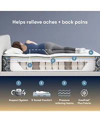 Serta Perfect Sleeper Cascade Bluff 13.5" Medium Hybrid Tight Top Mattress