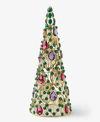 Holiday Lane Opulence Embellished Tree Table Decor, Macy's Exclusive