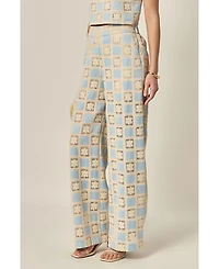 English Factory Women's Crochet Long Pants