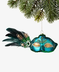 Holiday Lane Peacock Masquerade Mask Ornament, Macy's Exclusive
