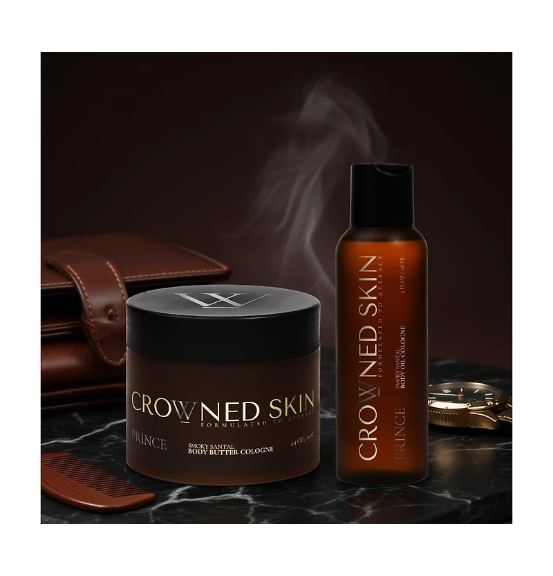 Crowned Skin Prince Body Butter and Oil Bundle