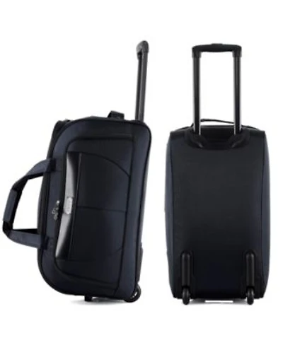 Izod Carol Lightweight Soft Shell Rolling Duffel Bag