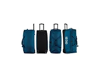 Izod Katy Travel Duffel 4-Piece Set - Lightweight Soft Shell Rolling Bag and Telescopic Handle