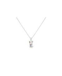 Chanteur Girls Hypoallergenic Kids Bunny Pendant Necklace