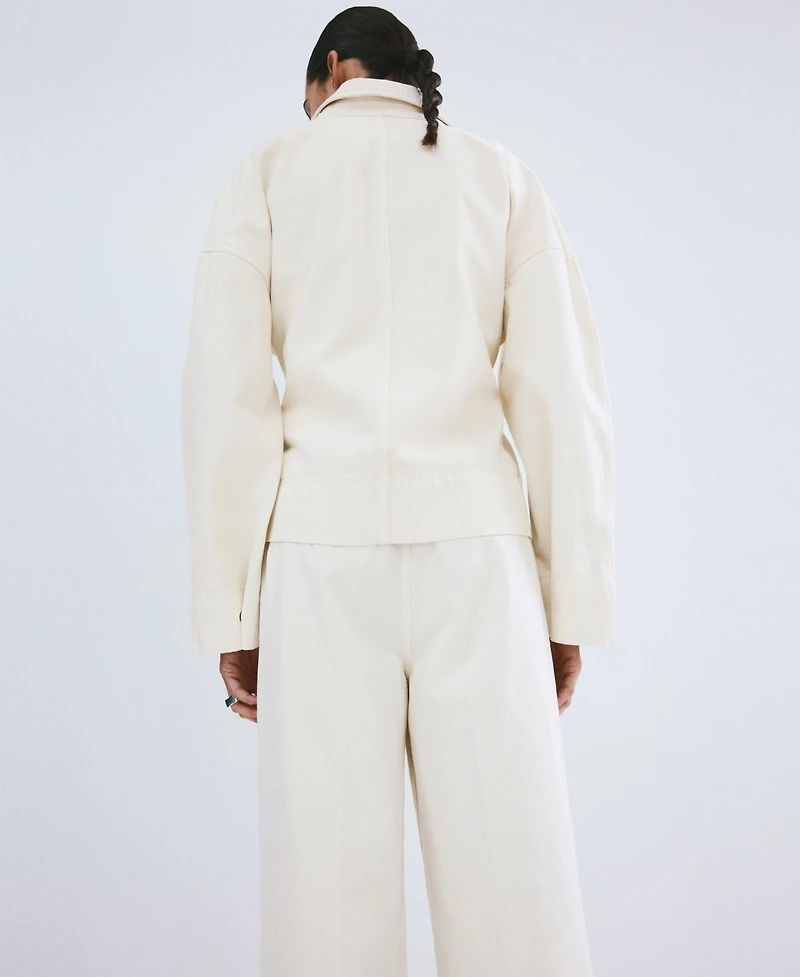 Mango Women's Belted Denim Trench Coat