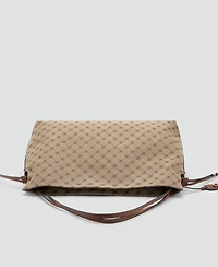 Mango Women's Logo-Print Bucket Bag