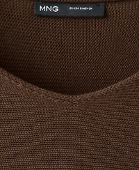 Mango Women's Knit Belt Sweater