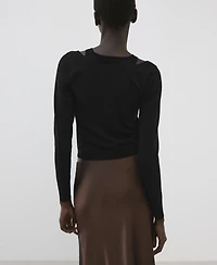 Mango Women's Combined Knitted Sweater