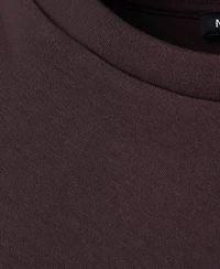 Mango Women's Asymmetrical Hem Fitted Cotton T-Shirt