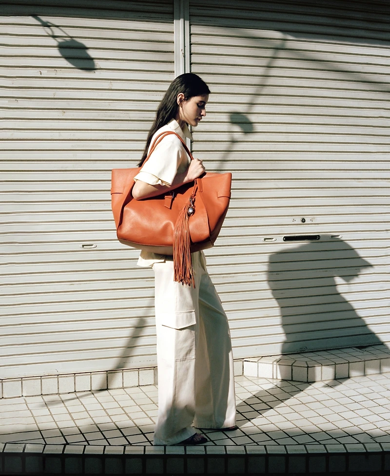 Mango Women's Mid-Rise Pockets Cargo Pants