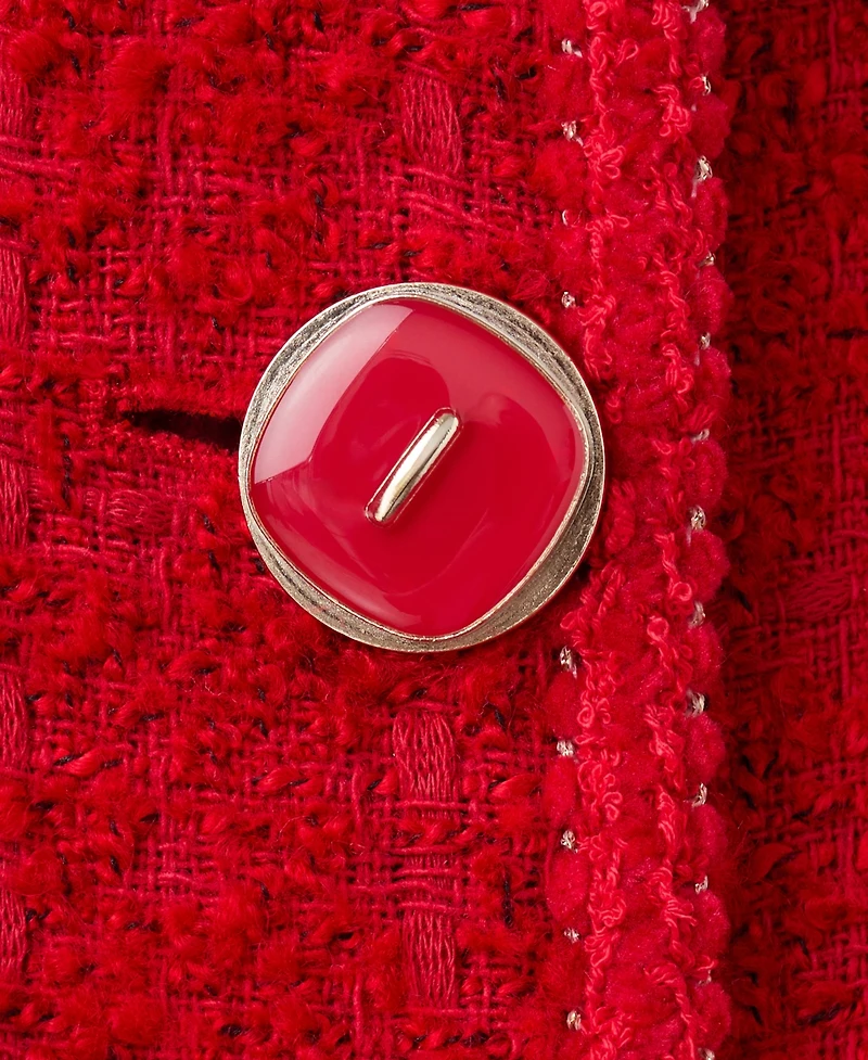 Mango Women's Jewel Buttons Tweed Jacket