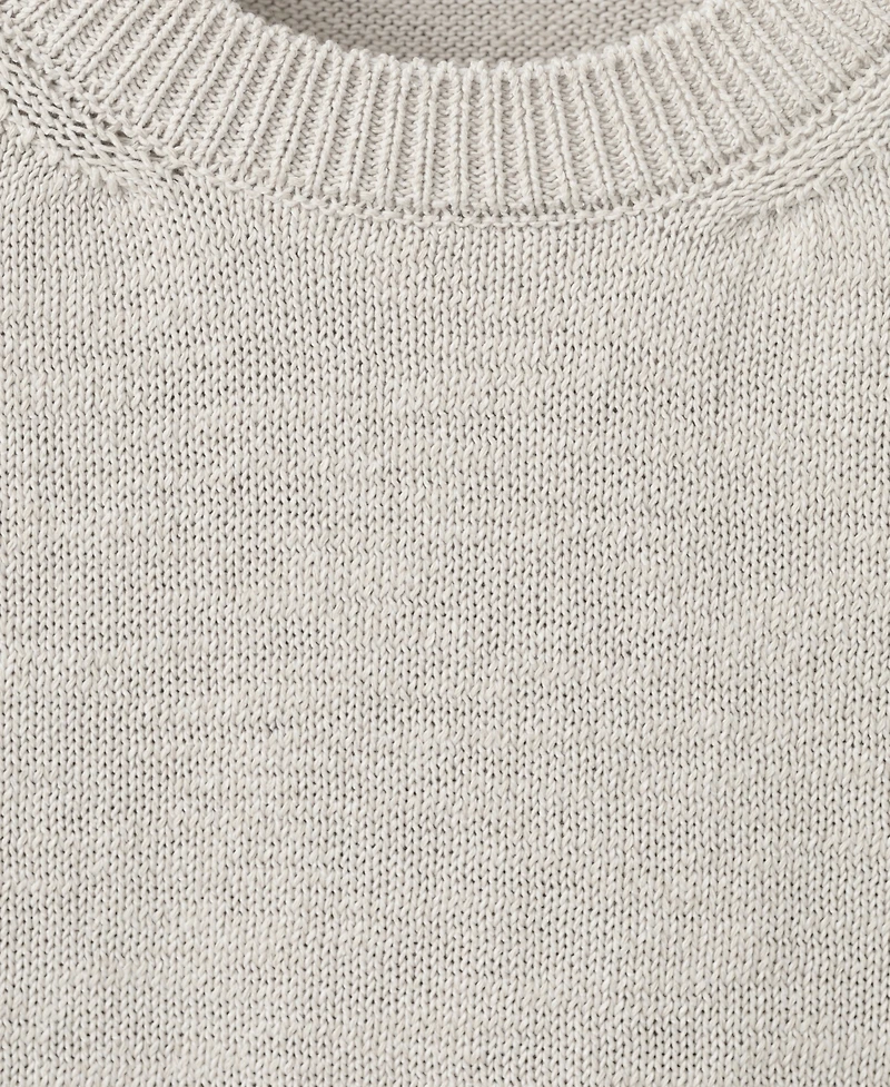 Mango Women's Lace-Trim Knit Sweater