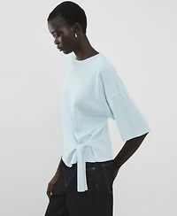 Mango Women's Bow Knit Sweater