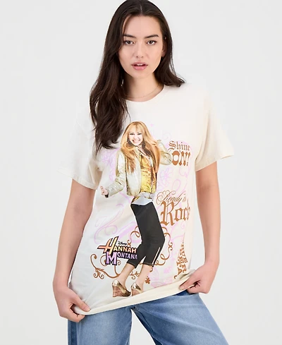 Disney Juniors' Hannah Montana Cotton Short-Sleeve T-Shirt