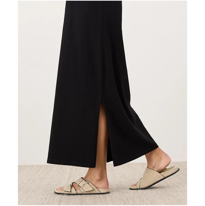 Pact Women's Organic Cotton Slub Easy Tee Maxi Dress