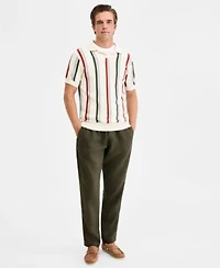 Rodd Gunn Mens Royce Hill Knit Polo Shirt Linen Resort Pants Gunn T Shirt Victoria Loafers