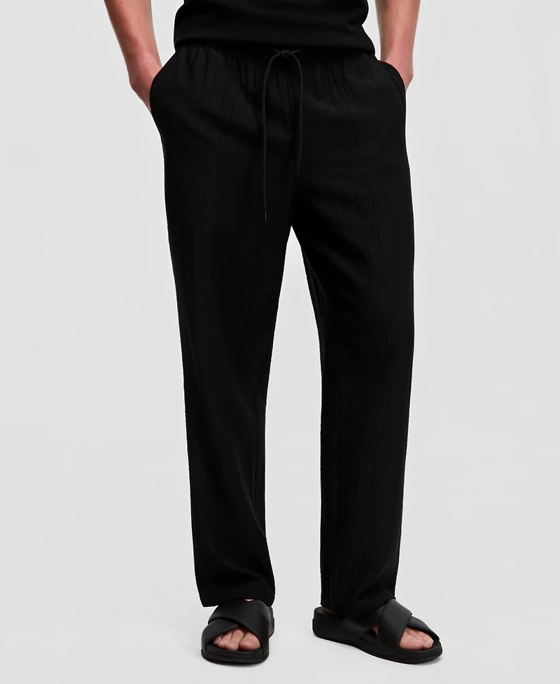 Mode of One Men's Crinkled Pants, Macy's Exclusive