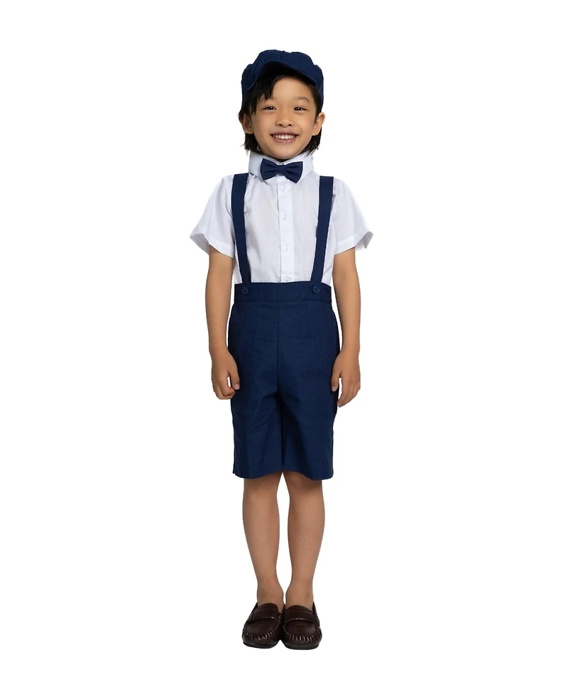 Peanut Butter Collection Little Boys Eton Safari 5-Piece Formal Set