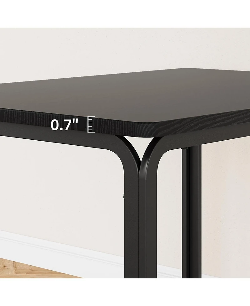 gaomon Modern 3-Piece Dining Table Set, Square Table & 2 Upholstered Chairs, Compact Kitchen and Dining Furniture, Apartment