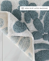 ienjoy Home Floral Cotton Bath Mat
