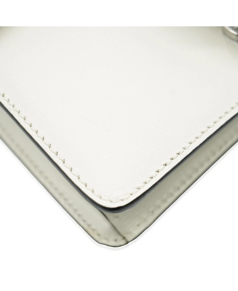 Pre-Owned Gucci Yellow Beige Navy Tricolour Leather Mini Dionysus