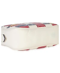 Pre-Owned Gucci Trompe L'Oeil Print Calfskin Matelasse Small Gg Marmont Camera Bag