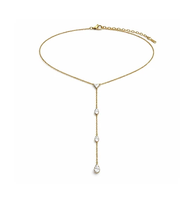 Rebl Jewelry Crystal Y-Necklace