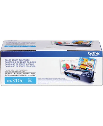 Brother Cyan Toner Cartridge, Yields 1500 Pages