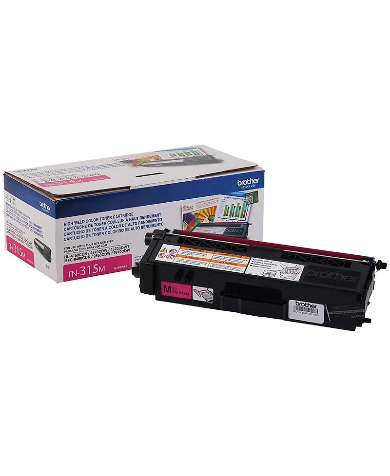 Brother TN315 High Yield Magenta Toner Cartridge, Upto 3500 Page Yields