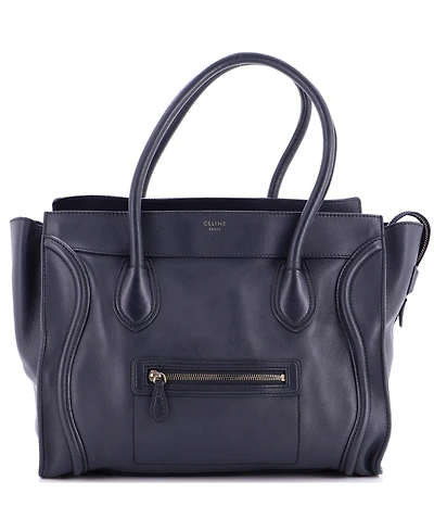 Pre-Owned Celine Shoulder Luggage Bag Leather