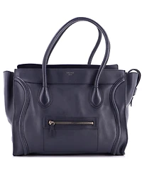 Pre-Owned Celine Shoulder Luggage Bag Leather